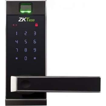 ZKTeco AL20DB smart deurslot met vingerafdruk lezer, Bluetooth, mobile app en PIN code voor binnen