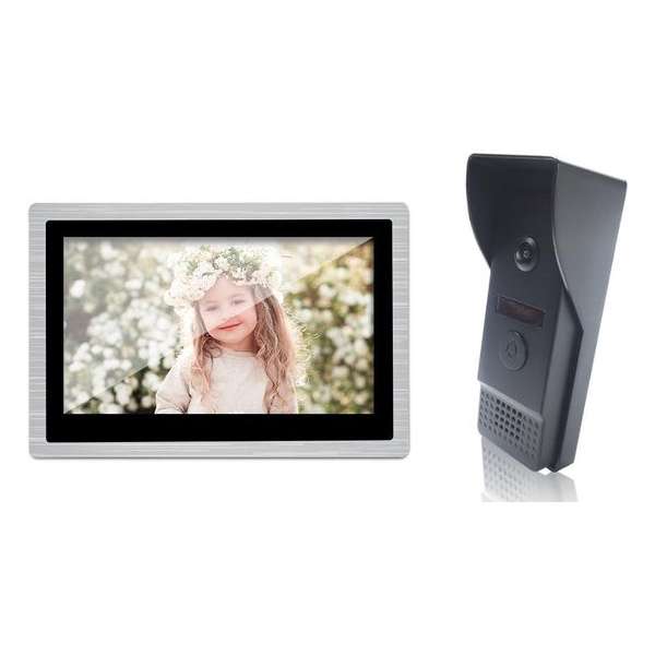 Intercom Deurbel met draad - 10.1'' Touchscreen Kleurenmonitor en 920P AHD Buitencamera