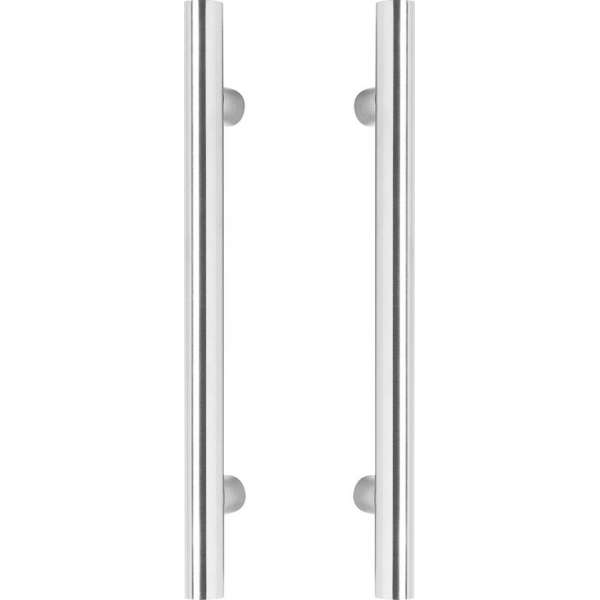 Intersteel Deurgrepen per paar T-vorm 800x80x30 HoH 600 rvs