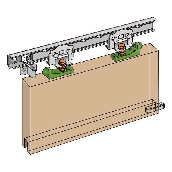 Henderson Marathon J6 Schuifdeurbeslag Binnendeur 55kg Openingsbreedte 1200-1500mm