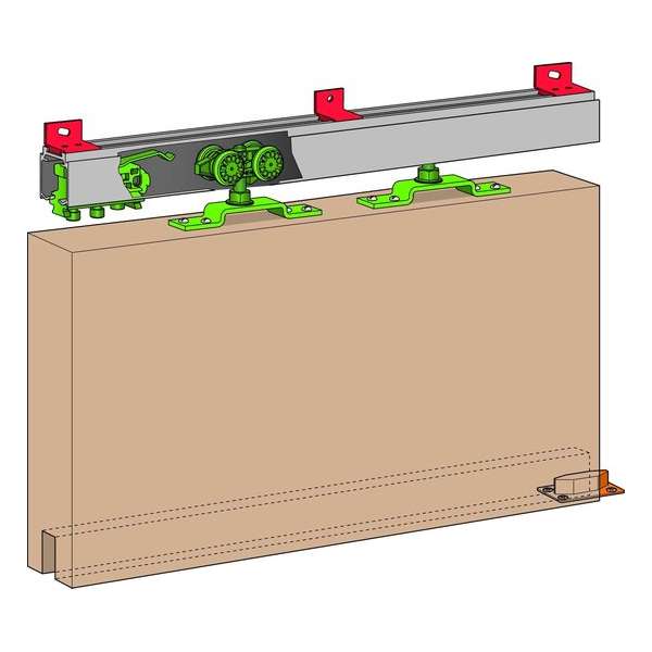 SCHUIFBESLAG HUSKY-100 H24-ALU