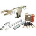 Aanhangerslot, Caravan sloten, Fixed Lock A60 SCM, 2x Verticaal M12