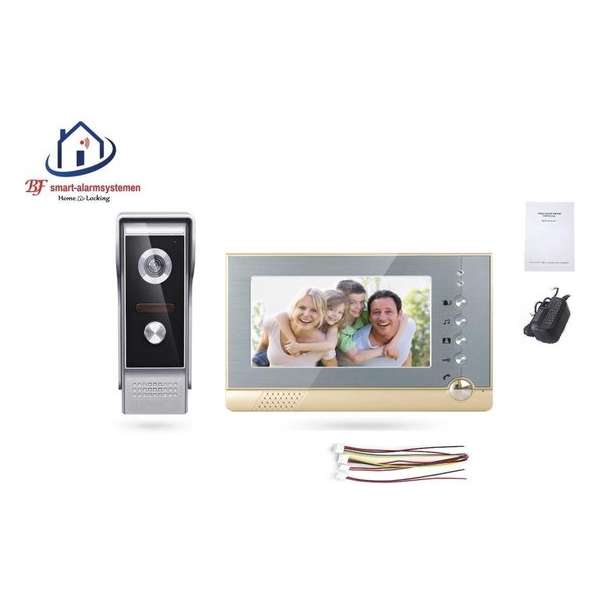 Home-Locking videofoon met 1 binnen paneel.DT-2212-1-1