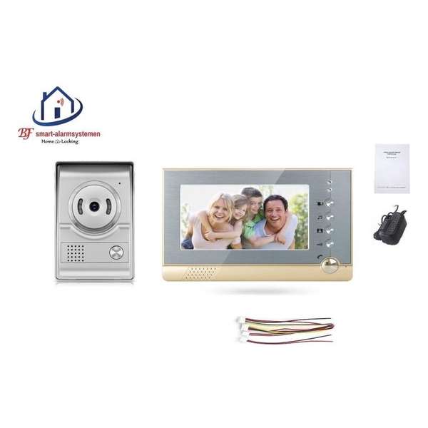 Home-Locking videofoon met 1 binnen paneel.DT-2208-1-1