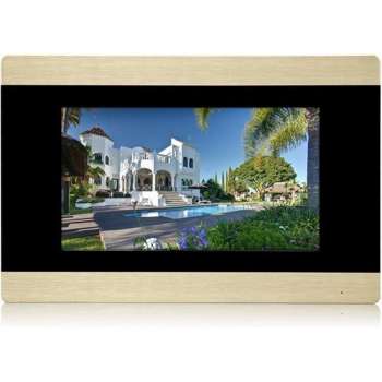 7 Inch LCD IP Monitor - ID7710TM Goud