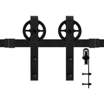 GPF0502.61 schuifdeursysteem Teho zwart 200 cm