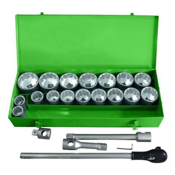 JBM Tools | SET VAN KOPPEN MET DIEPE 1", 22-DELIG