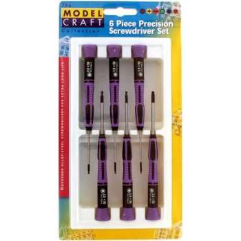 6 delige Ballpoint schroevendraaierset Model Craft