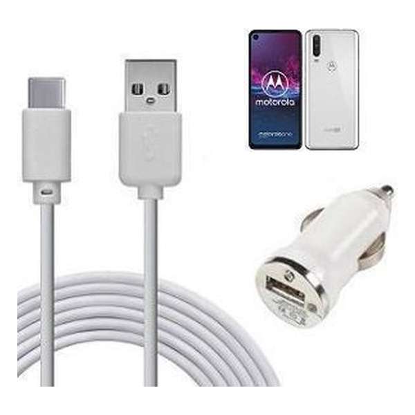 Autolader USB C Motorola One Action