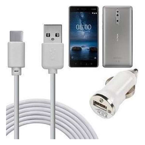 Nokia 8 Autolader USB C