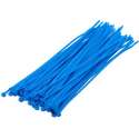 200x stuks kabelbinder / tie rips nylon blauw 20 x 0,36 cm - bundelbanden - tiewraps / tie ribs / kabelbinders