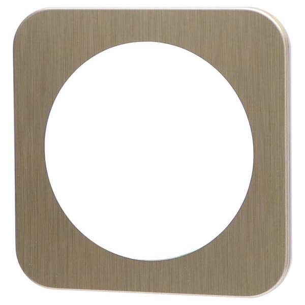 Afdekraam - Igory Jura - 1-voudig - Rond - Aluminium - Goud