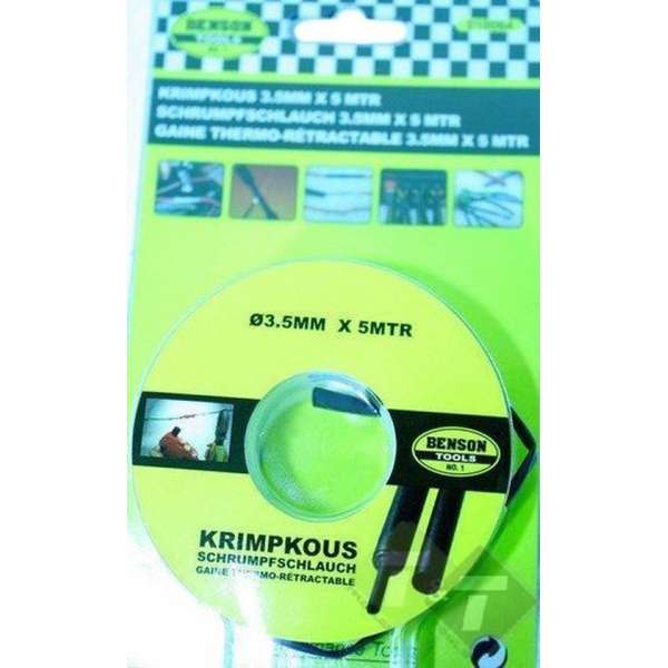 Krimpkous 3.5mm x 5 meter, Benson