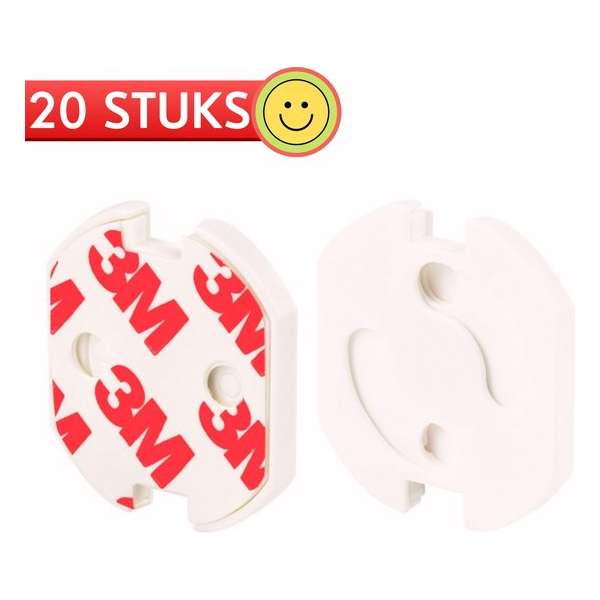 Brinkie® Stopcontact Beveiliging 20 stuks - Afdekplaatjes Stopcontact - Kinderbeveiliging