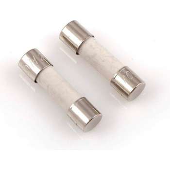 2x Keramische zekering 10A  20 mm x 5 mm (fast blow)