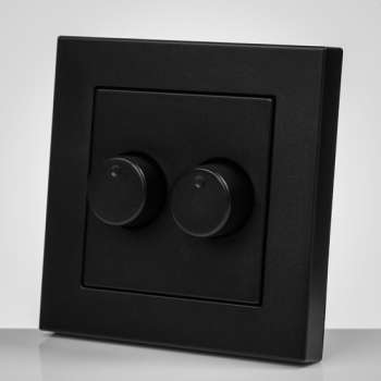 DUO Dimmer Afdekplaat | Mat Antraciet | ION INDUSTRIES