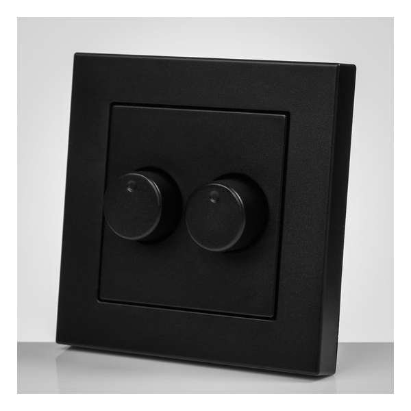 DUO Dimmer Afdekplaat | Mat Antraciet | ION INDUSTRIES