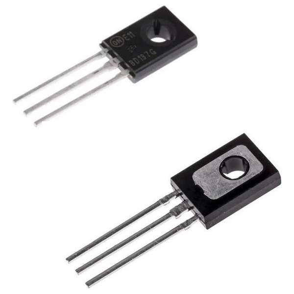 ON Semi BD137 NPN Transistor, 1.5 A, 60 V, 3-Pin TO-225, verpakt per 5 stuks