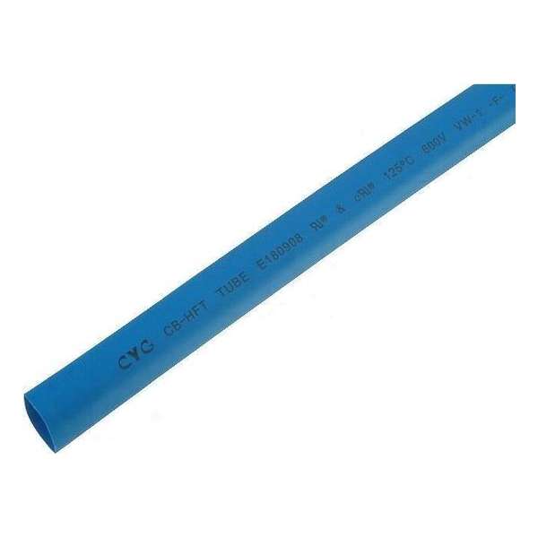 Krimpkous Blauw 9,5mm - 4,75mm 1 meter