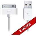 iPhone 4 4s USB Oplaadkabel Datakabel 2 Meter!