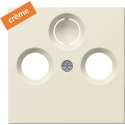 GIRA systeem 55 - centraalplaat antenne / coax - creme