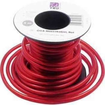 TRU COMPONENTS 1568965 Massakabel 1 x 2.50 mm² Rood 5 m