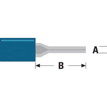 Valueline ST-121 Blauw kabel-connector