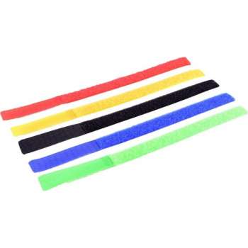 S-Impuls Klittenband kabelbinders 215 x 16mm / diverse kleuren (5 stuks)