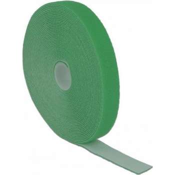 Delock Klittenband rol 20mm / groen (10 meter)