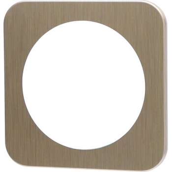 Afdekraam - Igan Jura - 1-voudig - Rond - Aluminium - Goud