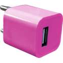 Universeel - USB adapter - USB stekker - USB lader - Blokje - Violet