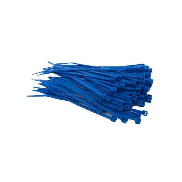 Blauw Kabelbinders 100MM X 2.5MM voor montage PC'S