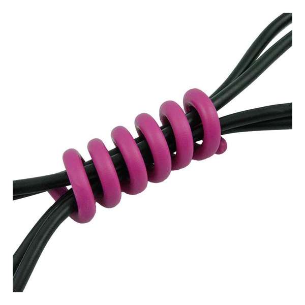 Bundel kabels met Cable Manager | set van 2 stuks roze fuchsia