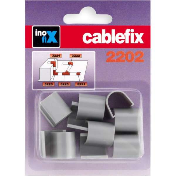 Cablefix 2202 (10mm) Zilvergrijs verleng stukken