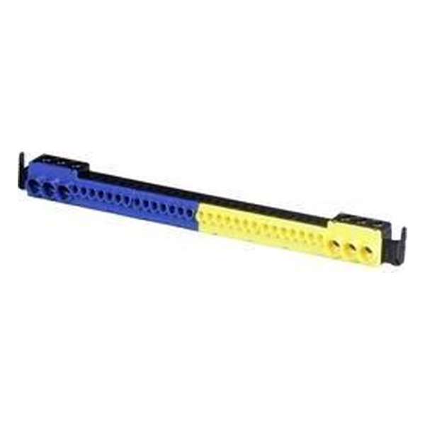 F-Tronic 9910010 Steekklem Blauw, Geel Geleidertype: N, PE