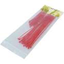 Transmedia Tie-wraps 100 x 2,5mm / rood (25 stuks) + 200 x 3,5mm / rood (25 stuks)