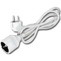 Verlengsnoer - Aigi Gamon - 3680W - 1 Stopcontact - 3 Meter - Wit | Nederland - BSE