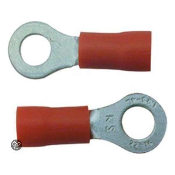 Skandia Kabelschoenen M5 - Rood - 10 Stuks