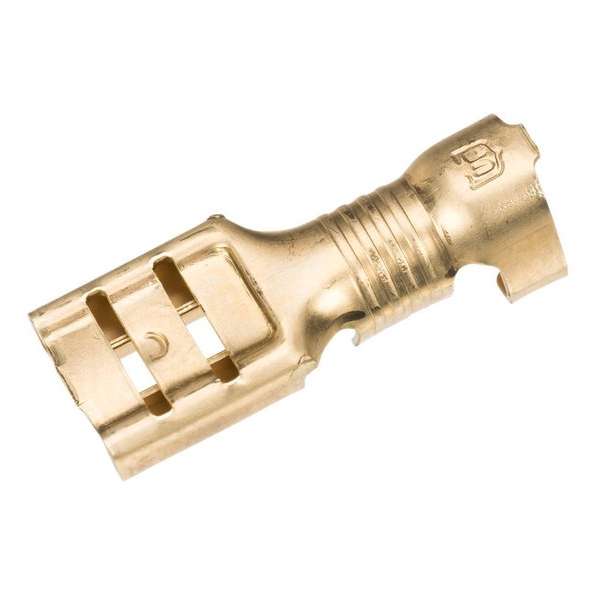 Ongeïsoleerde vlakstekerhuls 6,3x0,8mm - 1,0-2,5mm² - 5st. - Kabelschoen - AMP connector