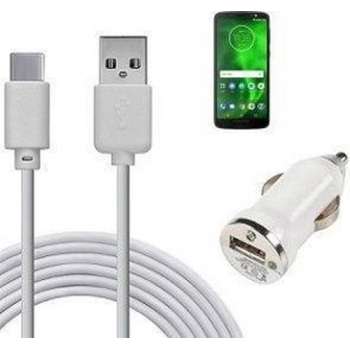 Autolader USB C Motorola Moto G6 PLUS