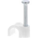 Q-link kabelclips - wit -  4 mm- 20 stuks