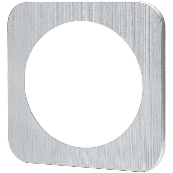 Afdekraam - Igory Jura - 1-voudig - Rond - Aluminium - Zilver