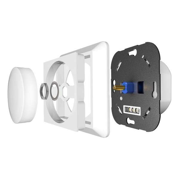 LED Dimmer - Universele LED dimmer met afdekplaat inbouw - GIRA - JUNG - PEHA - BERKER - BUSCH-JAEGER