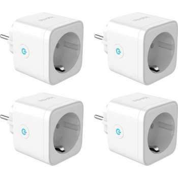 IQONIC® Slimme Stekker - Set van 4 - Slimme Stekker - Google Home & Amazon Alexa Compatible - Smart Home