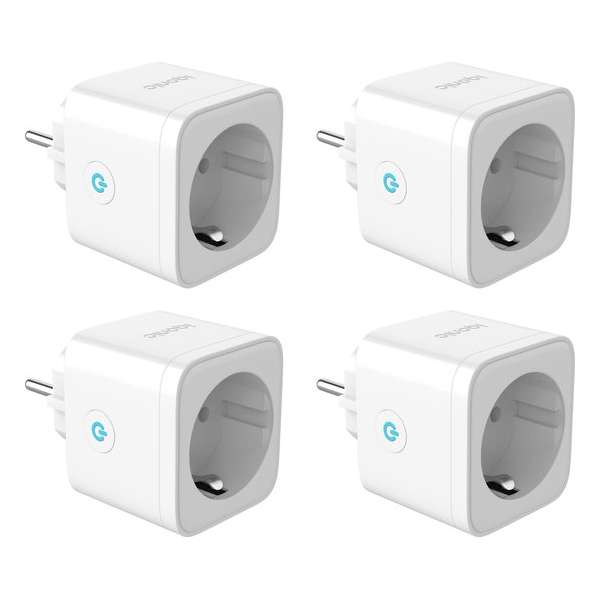 IQONIC® Slimme Stekker - Set van 4 - Slimme Stekker - Google Home & Amazon Alexa Compatible - Smart Home