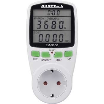 Basetech Energiekostenmeter - 3680 Watt - EM-3000