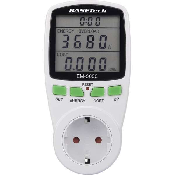 Basetech Energiekostenmeter - 3680 Watt - EM-3000