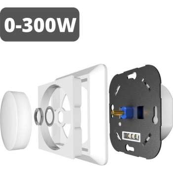 Proventa Universele Verlichting Dimmer - Geschikt voor LED, halogeen en gloeilampen - 0-150W