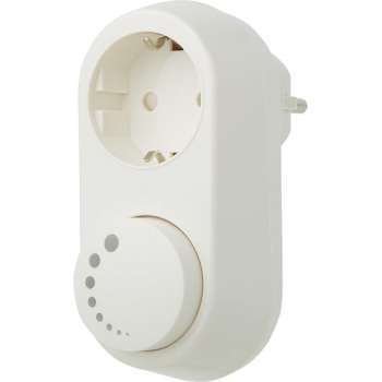 LED Stopcontact Dimmer - 0-150W, Druk-draai schakelaar, Fase Afsnijding, 100% stil – EcoDim