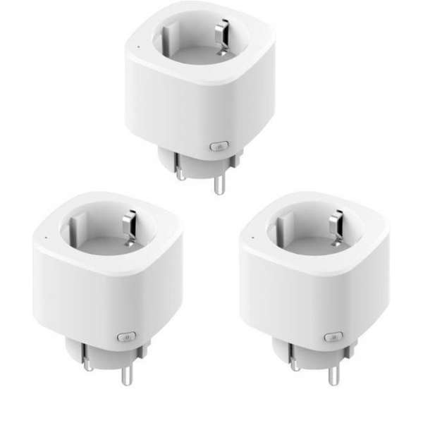 Woox Slimme stekker R6080 - 16A - 3-Pack - Smal